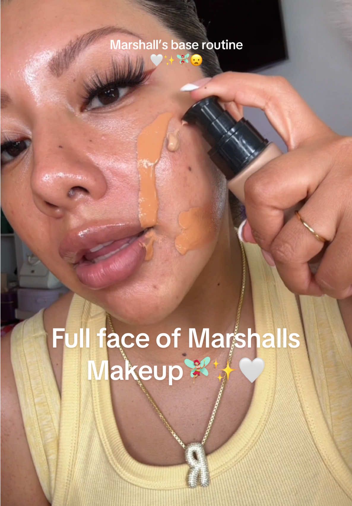 Doing a full face base routine from Marshall’s!!! 😧😰🫣🧚🏼‍♀️✨ #fullfacemakeup #makeuptutorial #makeuptutorials #MakeupRoutine #makeupvideos #makeupartistcheck #baseroutine #marshallsfinds #marshallsmakeup 
