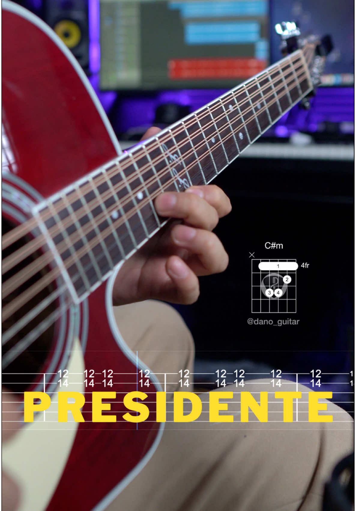 Presidente requinto tablatura (Gabito Ballesteros, Natanael Cano, Luis R, Netón Vega) . . . . . . . . #natanaelcano #luisrconriquez #netonvega #gabitoballesteros #corridostumbados #corridos #tutorial #tablatura #tabs #guitarra #requinto #takamine #docerola #acordes 