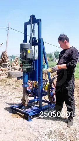 High-speed drilling rig can drill a well by one person#drillingtechniques #drillingrig #drillingmachine #drilling 