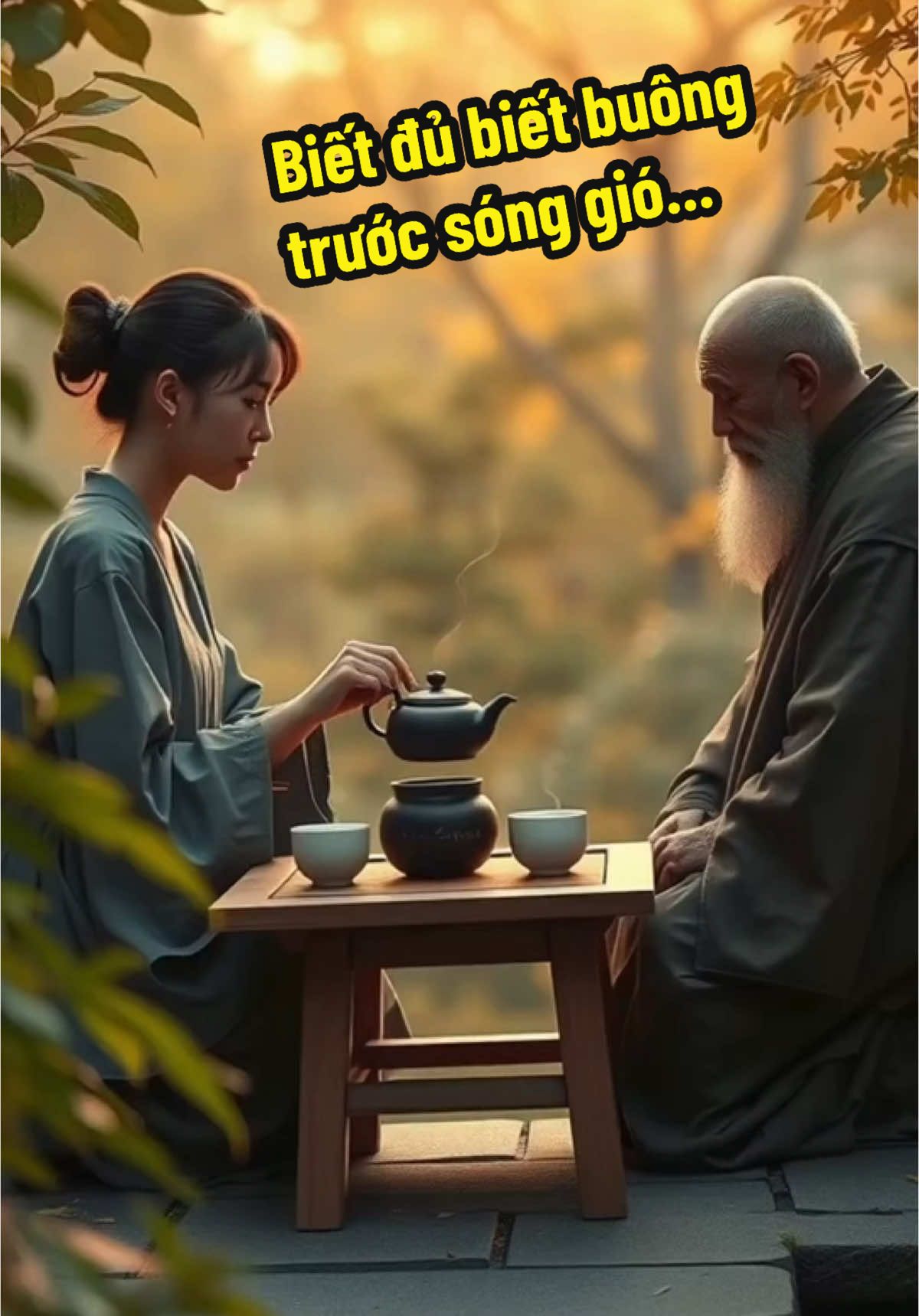 Đủ bình tĩnh trước đổi thay Đủ sắc sảo để biết buông bỏ những người không xứng đáng ☘️ #chữalành #xuhuongtiktok 