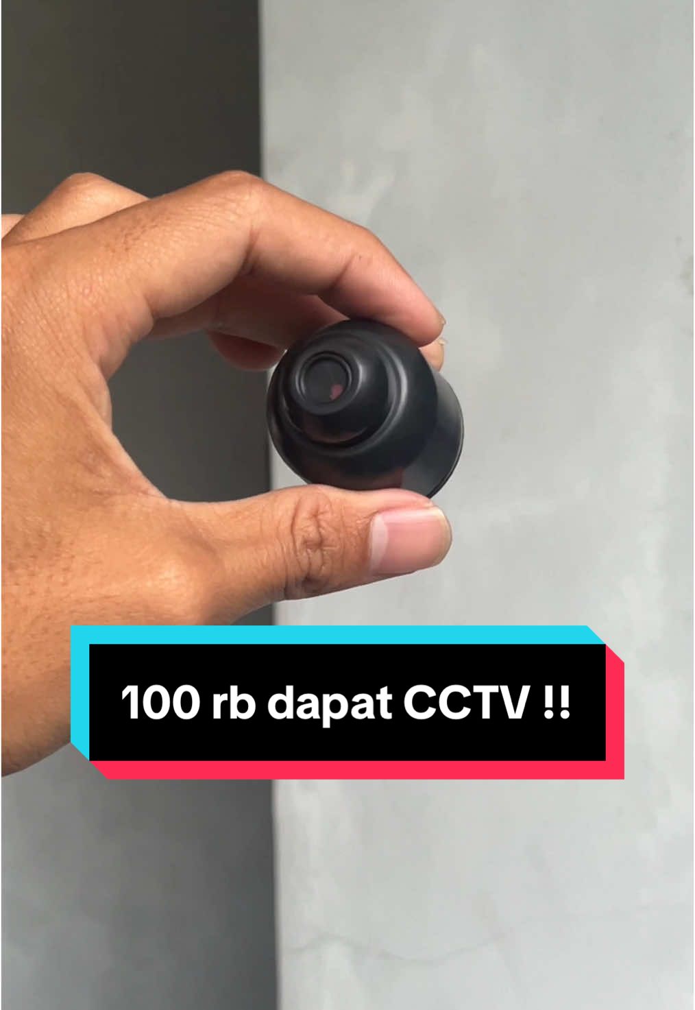 Cuma pake CCTV di harga 100 nihhh#kameratersembunyi #kamera #spy #x5wifi #kamerakecil #viral #tiktokshop 