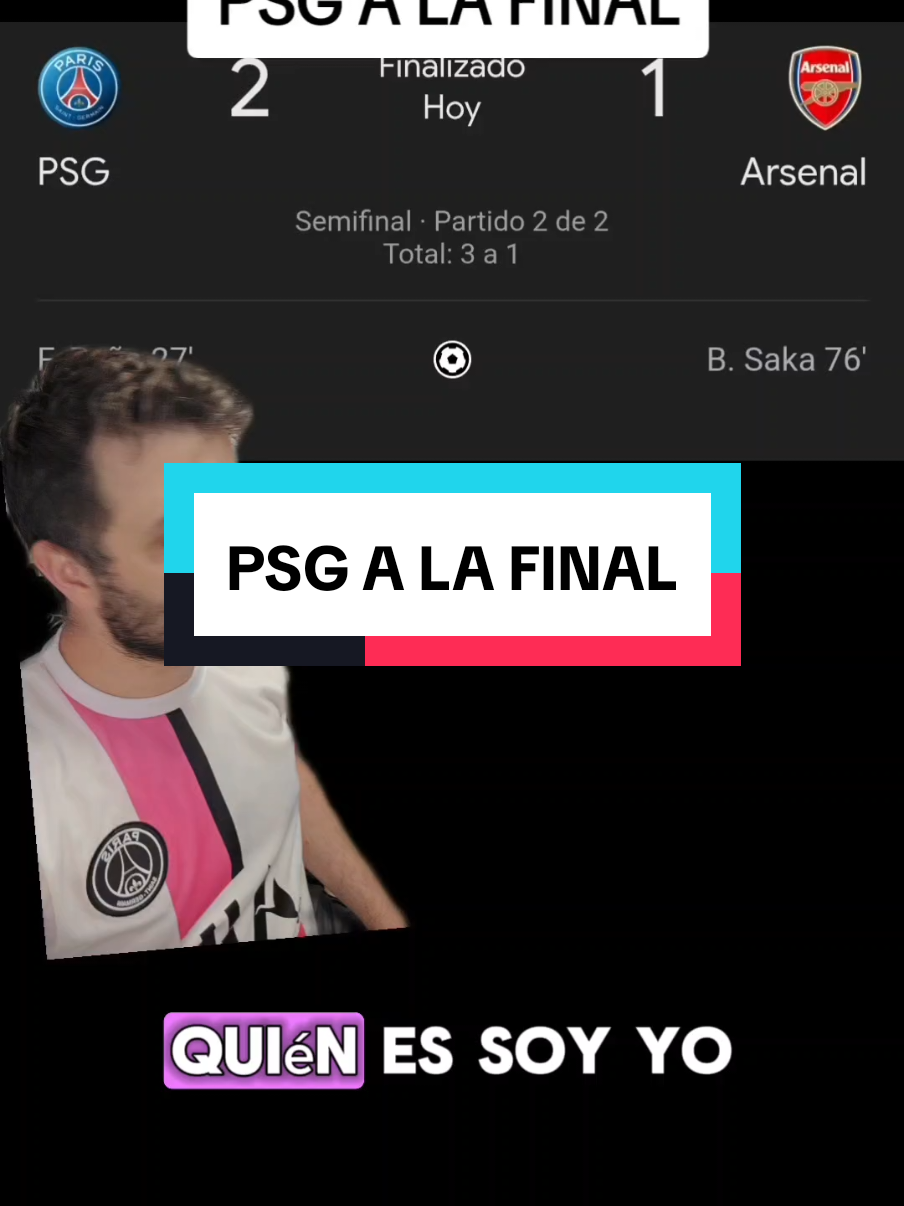 PSG A LA FINAL DE LA CHAMPIONS SIN KYLIAN MBAPPE  PSG 2-1 ARSENAL . . . #greenscreen #toro #psg #dembele #soccertiktok #top10 #viral_video #davooxeneize #championsleague #fyp #messi #mbappe #CapCut 