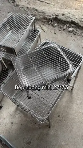 Bếp nướng mini 27*33 inox 304 #vỉ #nuong #nuongthanhoa #bếp #bepnuongthit #bepthanhoa #xuhuongtiktok #xuhuong #nuongthit #xuhuong #thitnuong #lamtheoyeucau 
