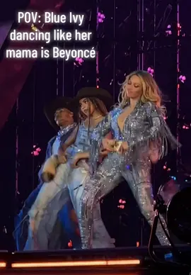 Loved seeing Blue Ivy  so confident, you go girl!!  Do yourself a favor and watch until the end! 🥰💙💙🐝🐝 #beyonce #cowboycarter #blueivy #concert #sofistadium @Beyoncé 