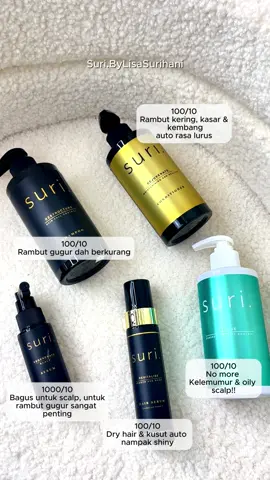 Rating suri haircare for hairfall & dandruff 🥰 love dengan suri haircare by @Official Lisa Surihani  #suribylisasurihani #rambutgugur #kelemumur #rambut #surilovers #fyp 