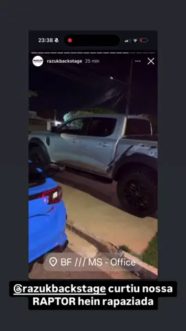 Ele curtiu demais nossa RAPTOR!!! #ranger #raptor #projectcar #offroad #fyy #fyp #foryoupage 