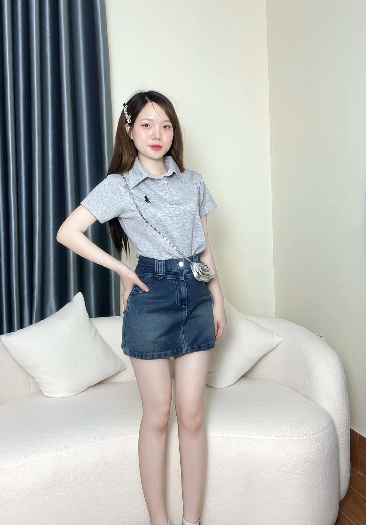 Chân váy chữ A gu tui 😚