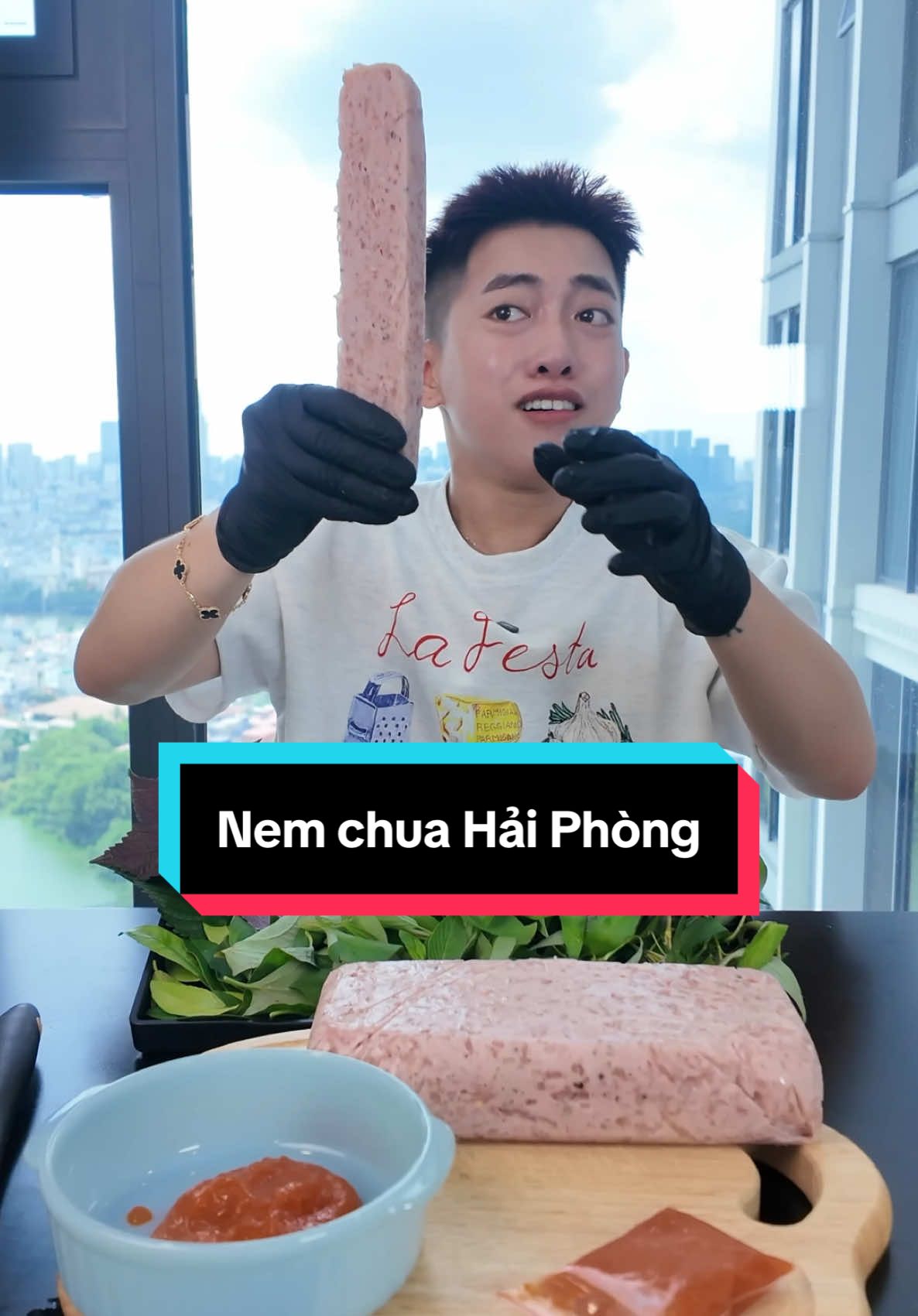 Nem chua Hải Phòng @Lúc Anh Lúc Ánh #ancungtiktok #hoanganhpanda #tiktokgiaitri 