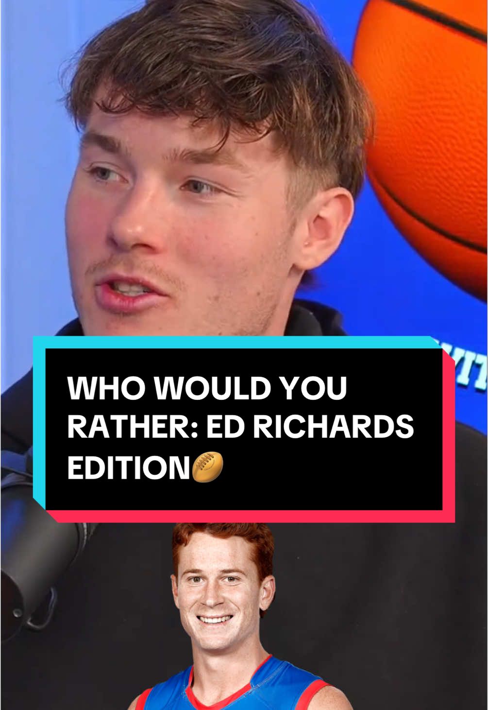 Who Would You Rather? Ed Richards Edition🐶A few controversial picks here👀🏉#afl #footy #edrichards 