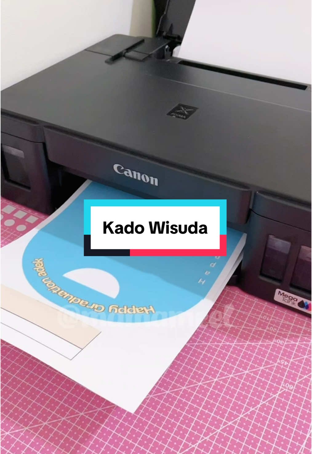 Mesin Laminating 5 in 1  (Link bio No. 22)  Cuma pakai canva nih  #canva #sunlaminating #gift #kadowisuda #canvadesign 