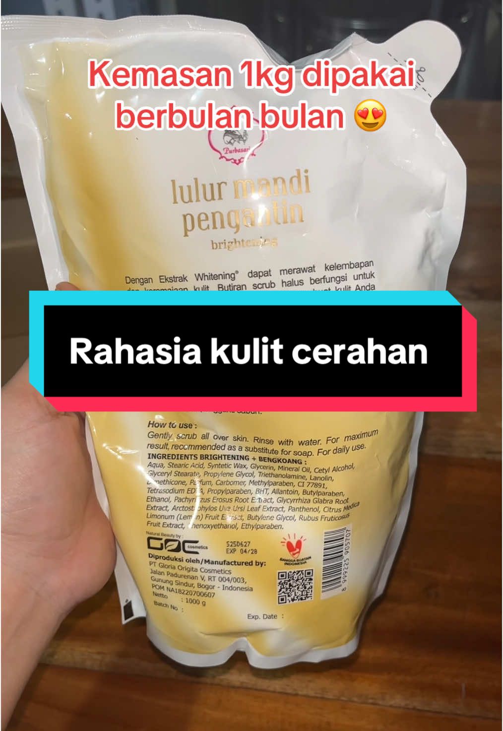 Wajib punya mumpung harga diskon #lulur #purbasari 