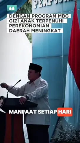 Dukung Program Makan Bergizi Gratis untuk Anak Indonesia! Setiap anak berhak mendapatkan makanan bergizi untuk tumbuh dan berkembang dengan baik. Program Makan Bergizi Gratis (MBG) hadir untuk memastikan generasi penerus bangsa mendapatkan asupan gizi yang cukup. Dengan sinergi antara pemerintah dan masyarakat, mari kita wujudkan masa depan yang lebih sehat dan kuat untuk anak-anak Indonesia! #MakanBergiziGratis #GiziSeimbang #IndonesiaSehat #GenerasiEmas #TumbuhBerkembang #PembangunanBangsa #MakananSehatUntukAnak #MBGIndonesia