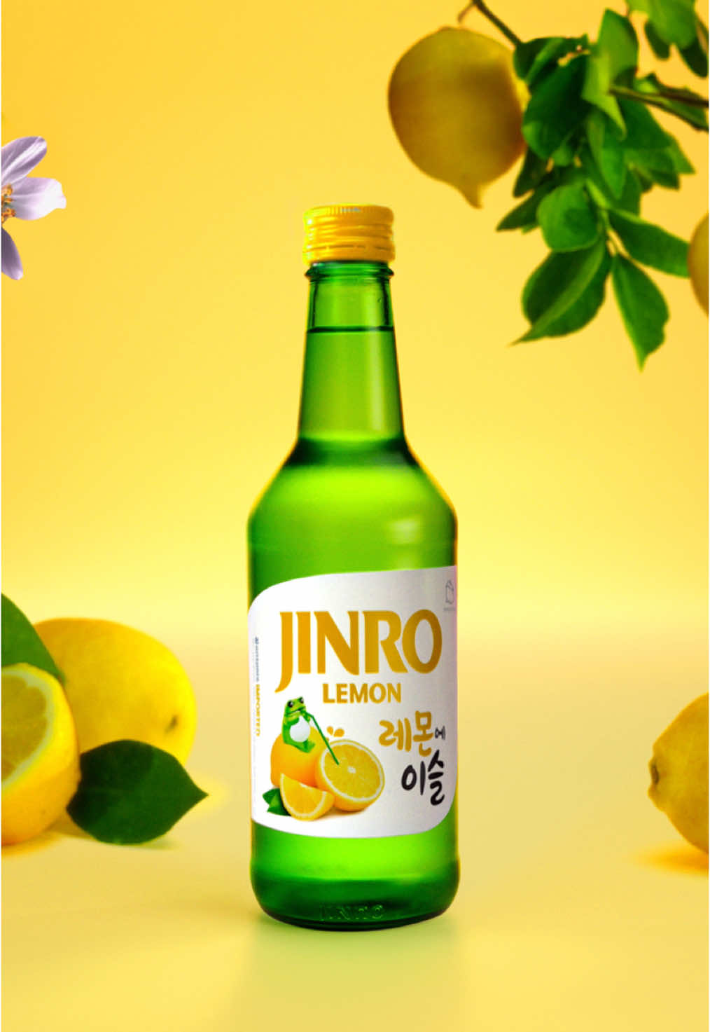 Say hello to JINRO Lemon! Easy to Drink, Drink to Link!