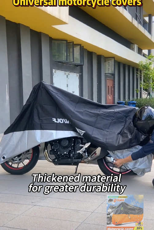Upgraded motorcycle cover, rainproof, dustproof and sunproof, thickened material is more durable, and a variety of sizes are available!#Motorcycle cover#Motorcycle 