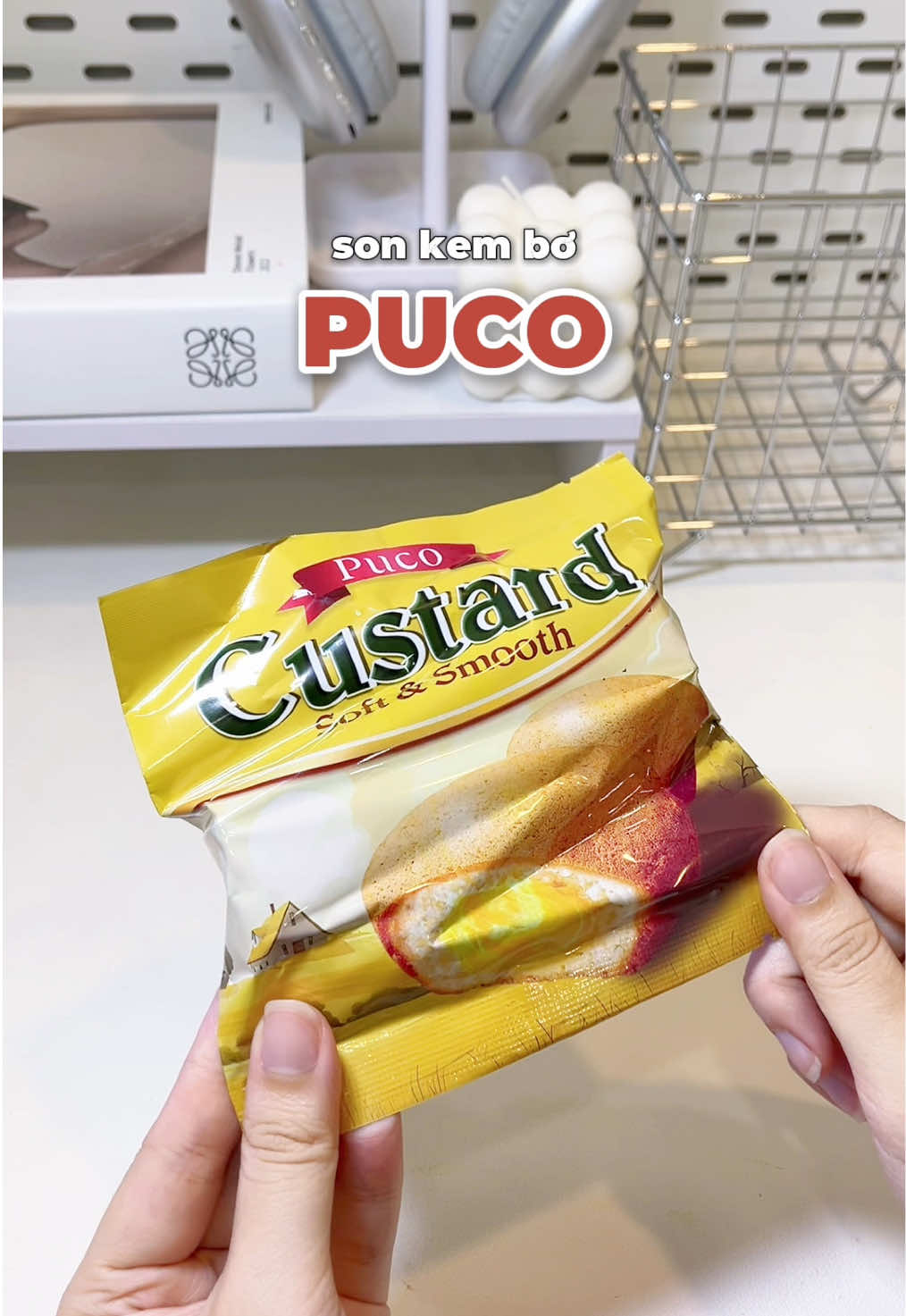 Son kem bơ PUCO 💕✨ #sonkembo #sonbun #puco #banhcustard #custard #lipstick #unboxing #xuhuong #LearnOnTikTok #ilovetiktok 