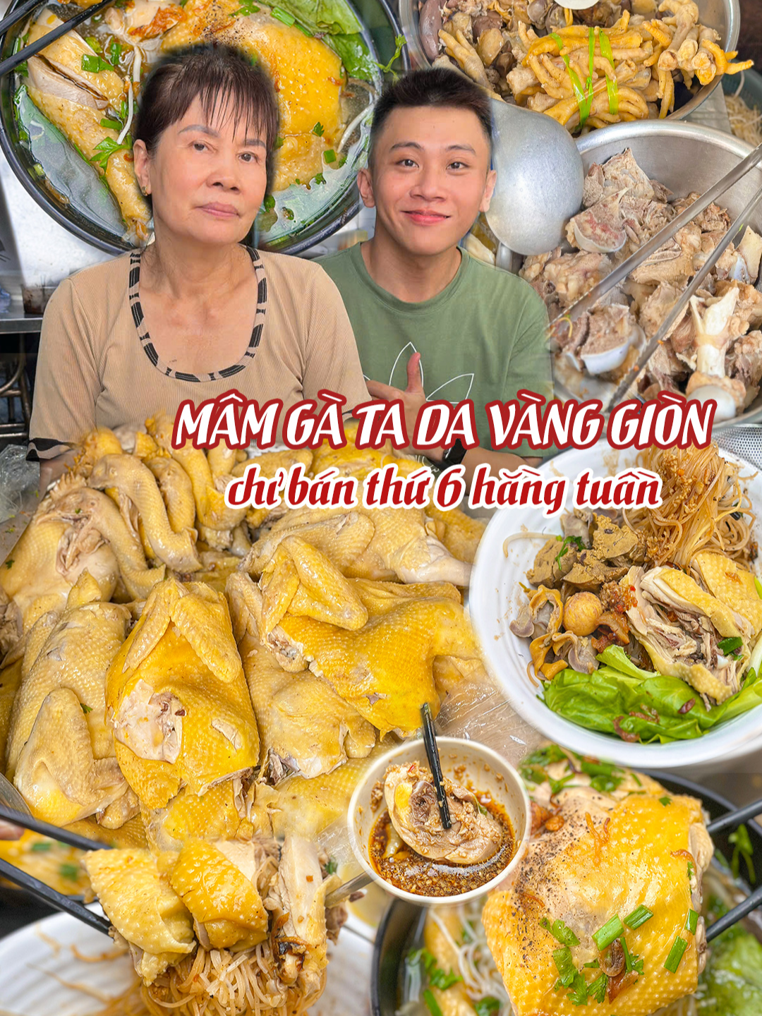 Chỉ bán ngày thứ sáu MÂM GÀ TA DA VÀNG GIÒN thịt mọng nước của cô Hoàng nức tiếng Quận 11 #didau #diadiemanuong #diadiemanuongsaigon #reviewquananngon #anuong #xuhuongtiktok #videoxuhuong #tiktokviral #hutieuga #gata