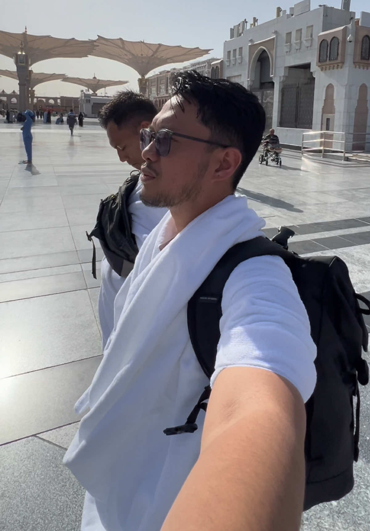Cinta kami kepada mu ya Rasulullah, masih tidak boleh lawan cinta mu kepada kami. Semoga satu masa nanti jasad disemadikan di sini. Amin ya Rabb #haji 