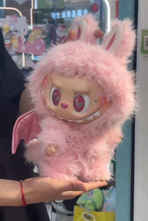 I came across a Pink zimomo labubu #labubu #bigintoenergy #labubuthemonsters #labubuhaveaseat #labubusecret #labubumacarons 