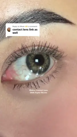 Replying to @Mean 🫶 Thanks for asking. Here you go babe! @Midroo Contact Lens @Midroo eyes #contactlenses #midroocontactlens #dnataylorbrownhazel #beautyph 