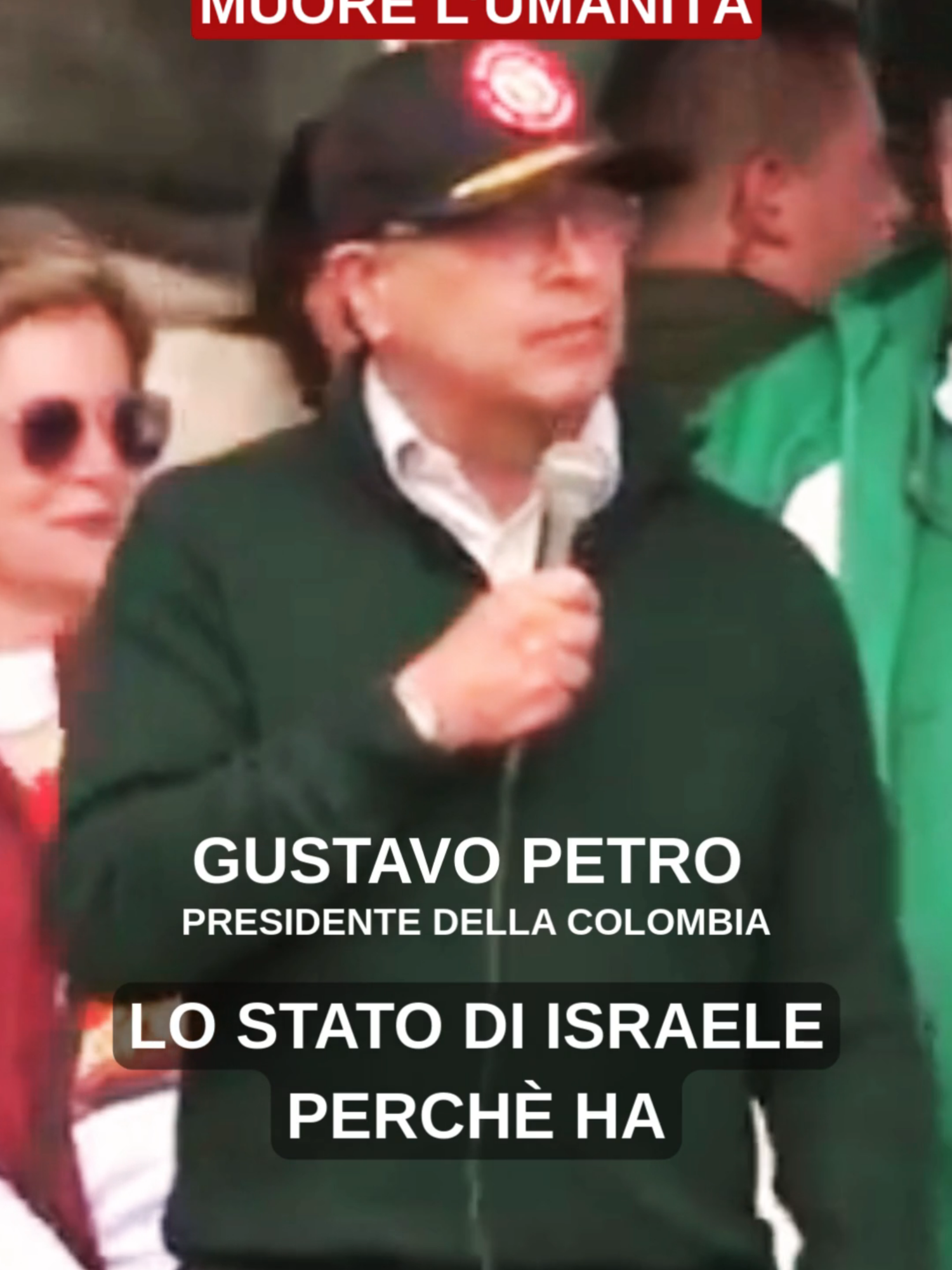 Gustavo Petro rompe i rapporti diplomatici con Israele - Era il 2 maggio 2024 - Il memorabile discorso alla popolazione della Colombia di cui è presidente. Qui i momenti salienti della dichiarazione in cui il Presidente Petro dichiara 