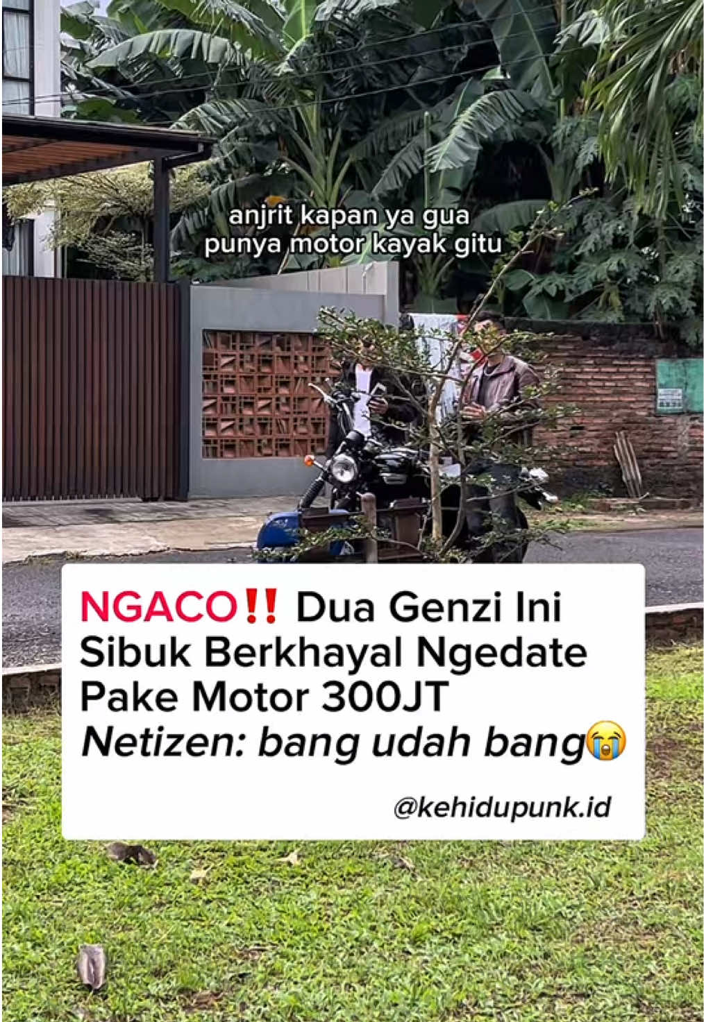 berkhayal boleh der, tapi jangan teknis banget🙏🏻 #genz #kehidupan #ngedate #triumph #motovlog 