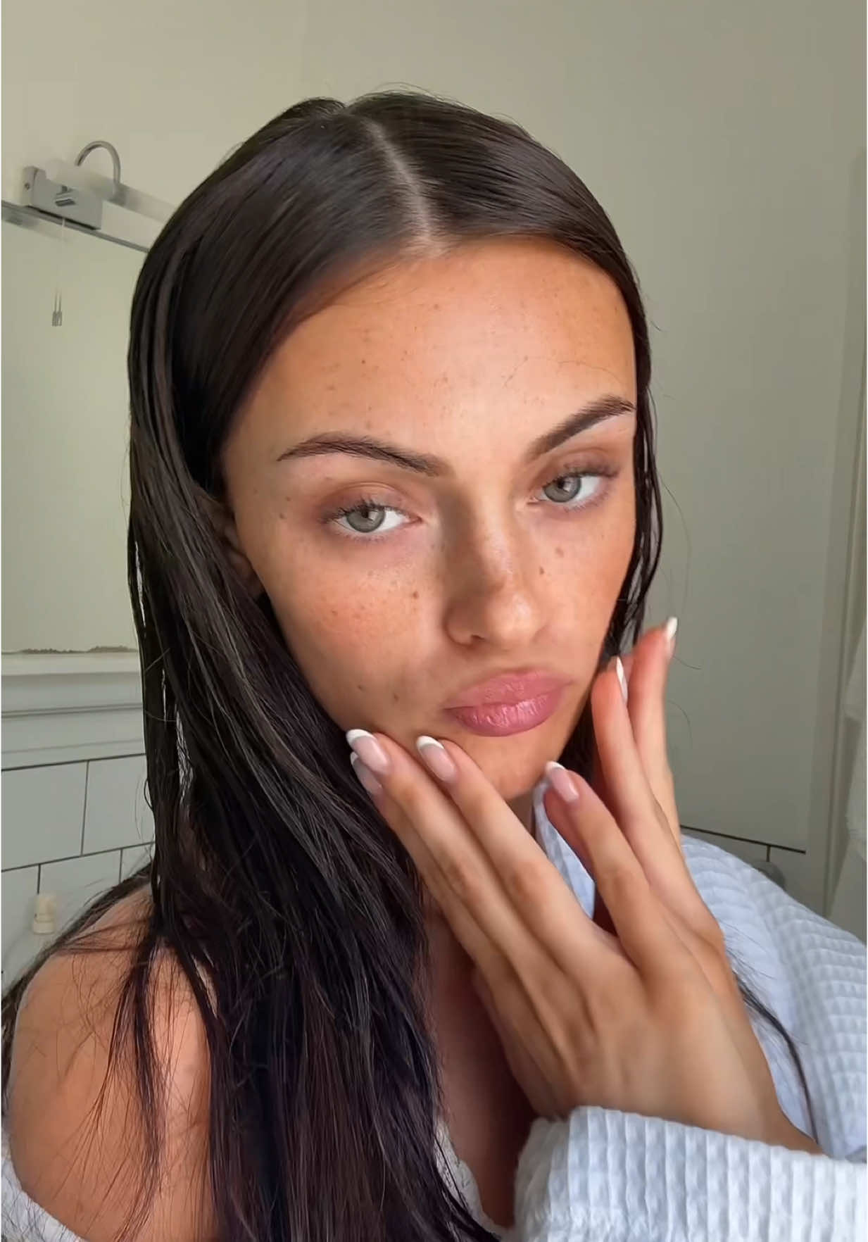 My current skincare routine <3 Products: @Olehenriksen barrier restore cream @rhode skin peptide glazing fluid and glazing milk @L'Oréal Paris UK revitalift eye serum @olehenriksen peptide lip treatment  @Clinique moisture surge body lotion 