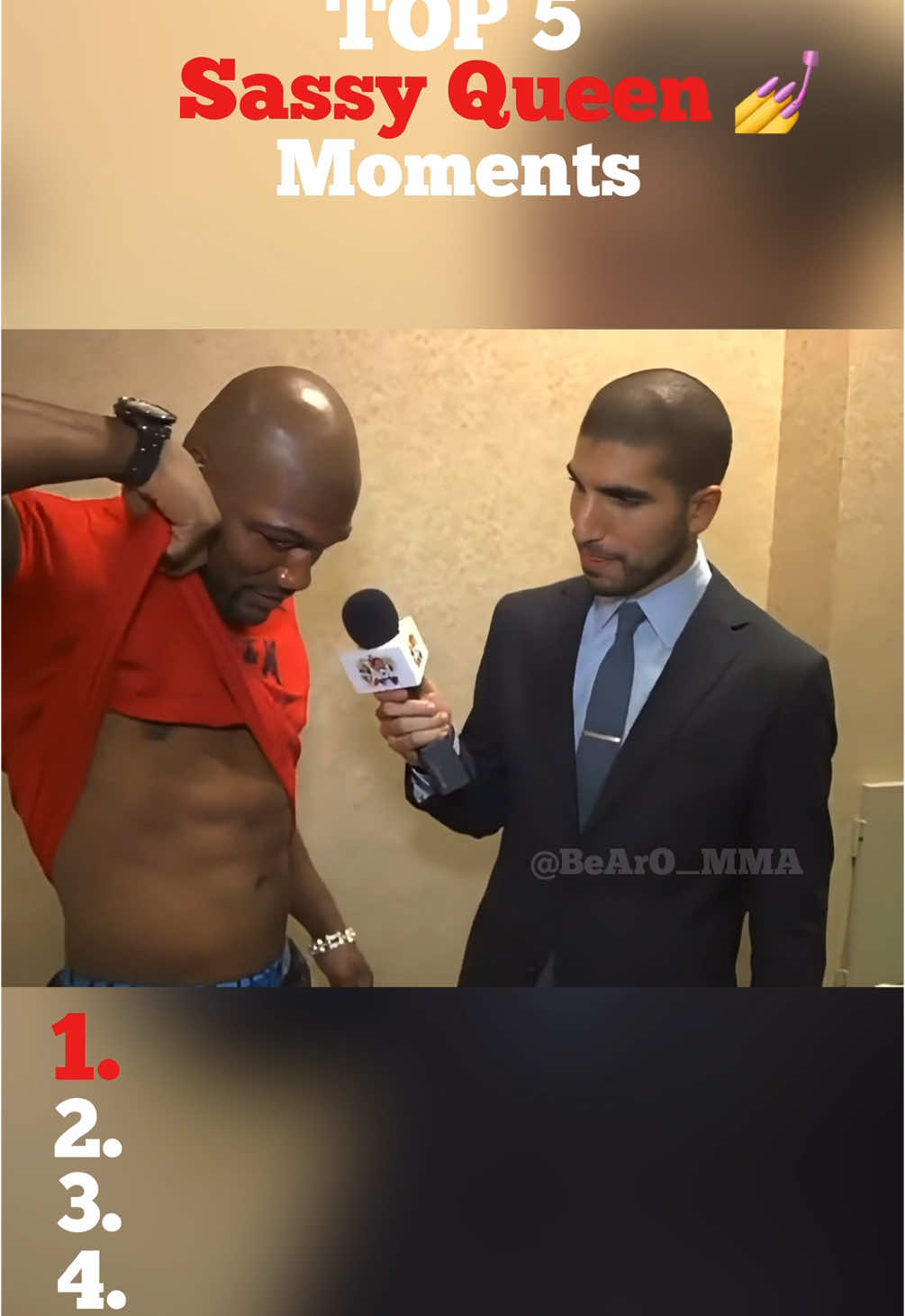 Top 5 Sassy Queen Moments 💅🔥 #top5 #sassy #queen #UFC #mma #fyp
