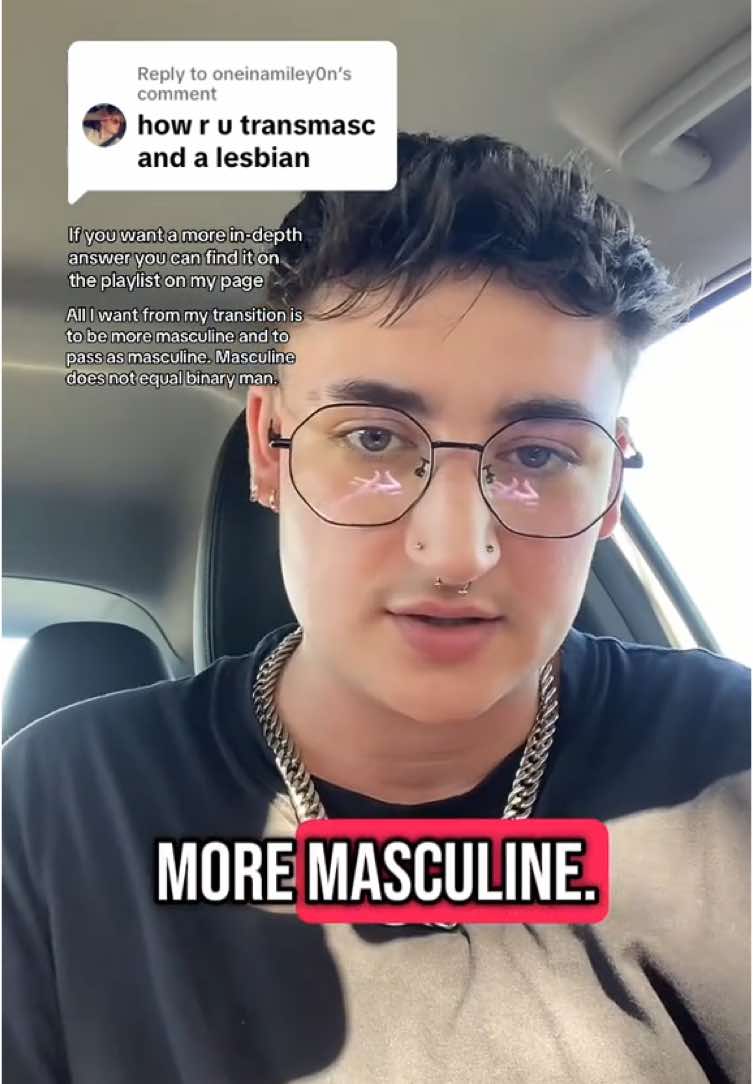 Replying to @oneinamiley0n normalise romanticising being a transmasc lesbian #lesbian #trans #transmasc #butch #queer #trans 