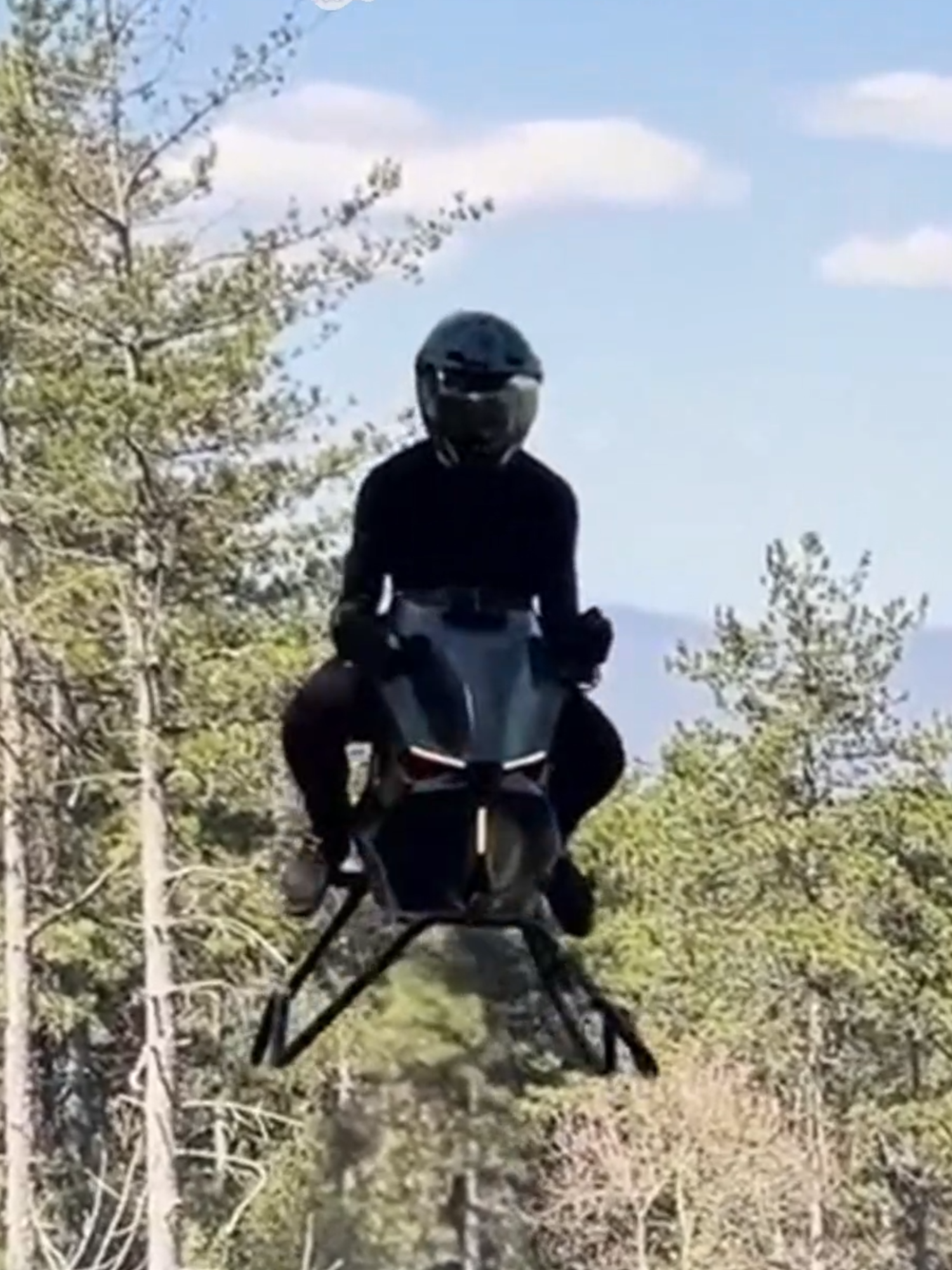 La moto volante ! #airbike #moto #technologie