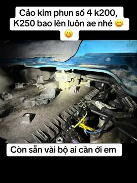 Cảo kim phun số 4 k200, K250 bao lên luôn ae nhé 😄😄#k200 #k250 #xetai #kimphun
