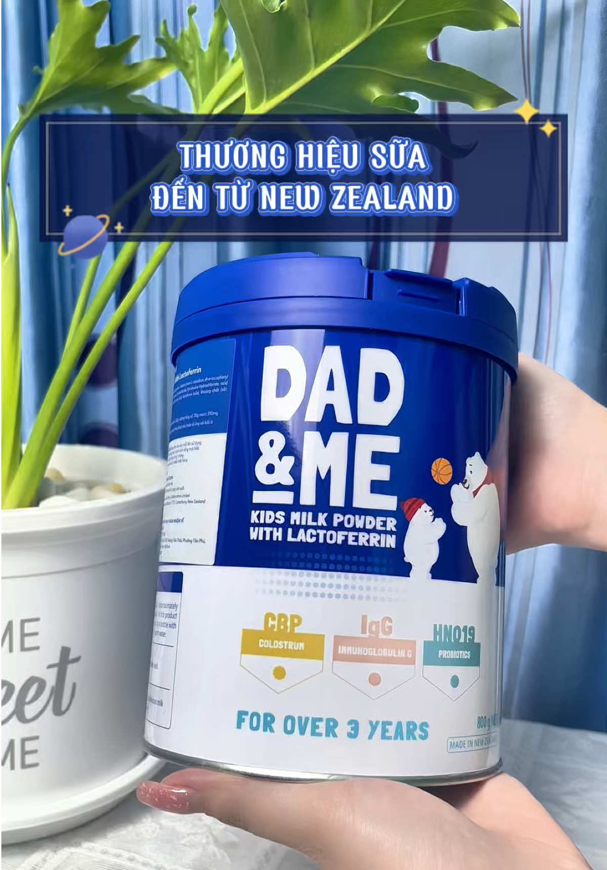 Dòng sữa từ New Zealand 🇳🇿 tui đang cho con dùng dạo gần đây #dadandmevietnam #lactoferrin  #CBP 