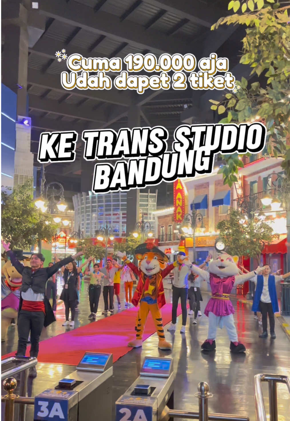 Cuma 190ribu udah dapet 2 tiket loh 🎈lokasi : Trans Studio Mall, Kecamatan Batununggal, Jl. Gatot Subroto No.289A, Cibangkong, Kota Bandung, Jawa Barat 40273 #JelajahHepi #transstudiobandung #transstudio #wisatabandung #wisatatransstudio #destinasiwisatabandung 