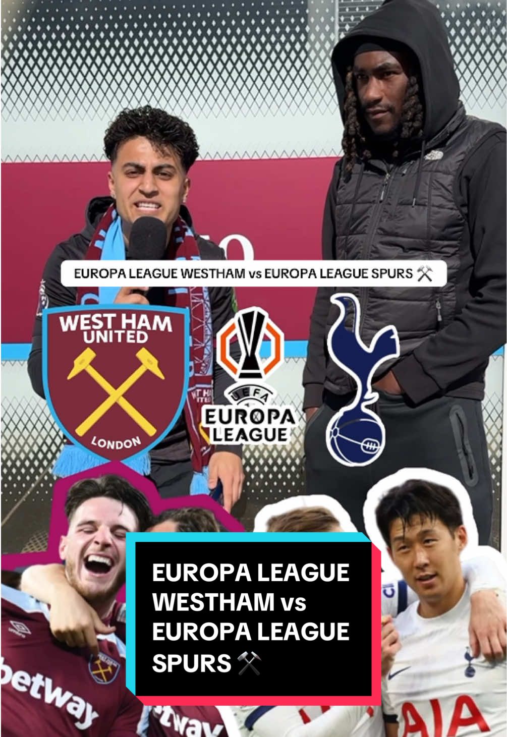 EUROPA LEAGUE WESTHAM vs EUROPA LEAGUE SPURS ⚒️ #westham #westhamunited #spurs 