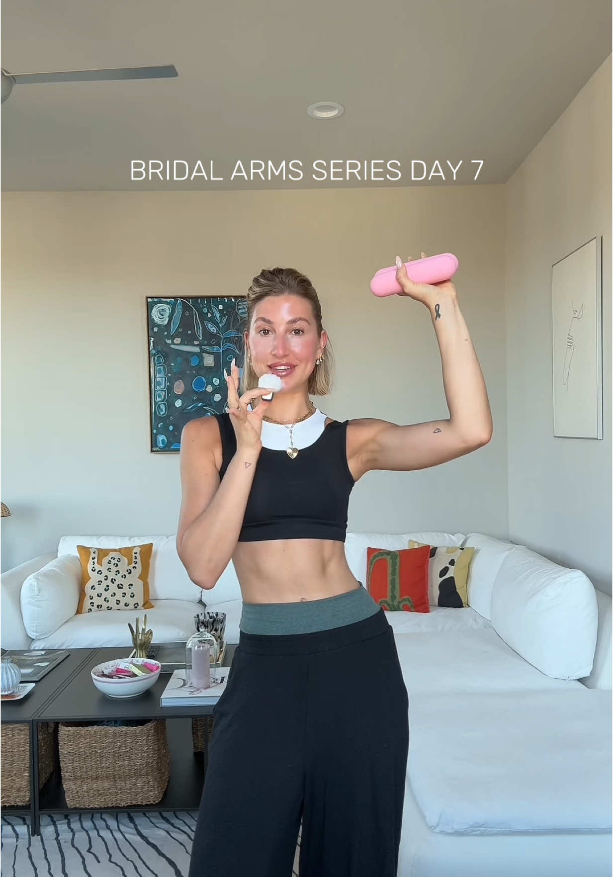 Bridal Arms Series: Day 7—7-minute posture, back and shoulder-focused🚀💍 Spice level: 9.7 Equipment used: @Shop Bala Bangles  3lbs bars (2-5lbs recommended)  #fitnessinstructor #pilatesinstructor #fitnesstips #fitnessmotivation #pilatesworkout #tonedarms #armsworkout #armworkout #weddingtiktok #bridaltiktok 