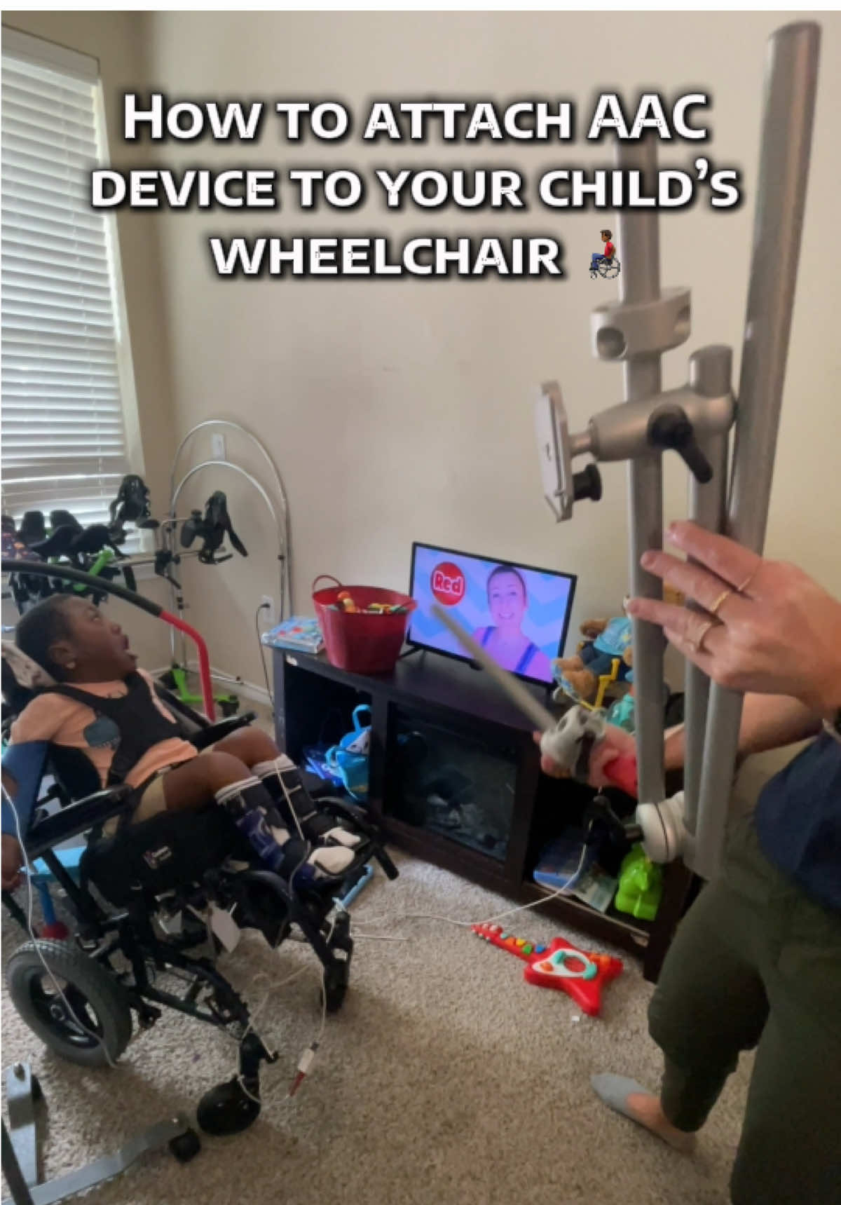 We love the aac mount on dalton wheelchair! We can now use it everywhere we go💞👨🏾‍🦽 #aac #aacdevice #moms #medicallycomplex #dayinmylife #specialneedsparent #autismmom #caregiversupport #disabilitytiktok #disabilityawareness #momvlog #gtube #viral #contentcreator #wheelchair #wheelchairlife #dalton #fy #fyp