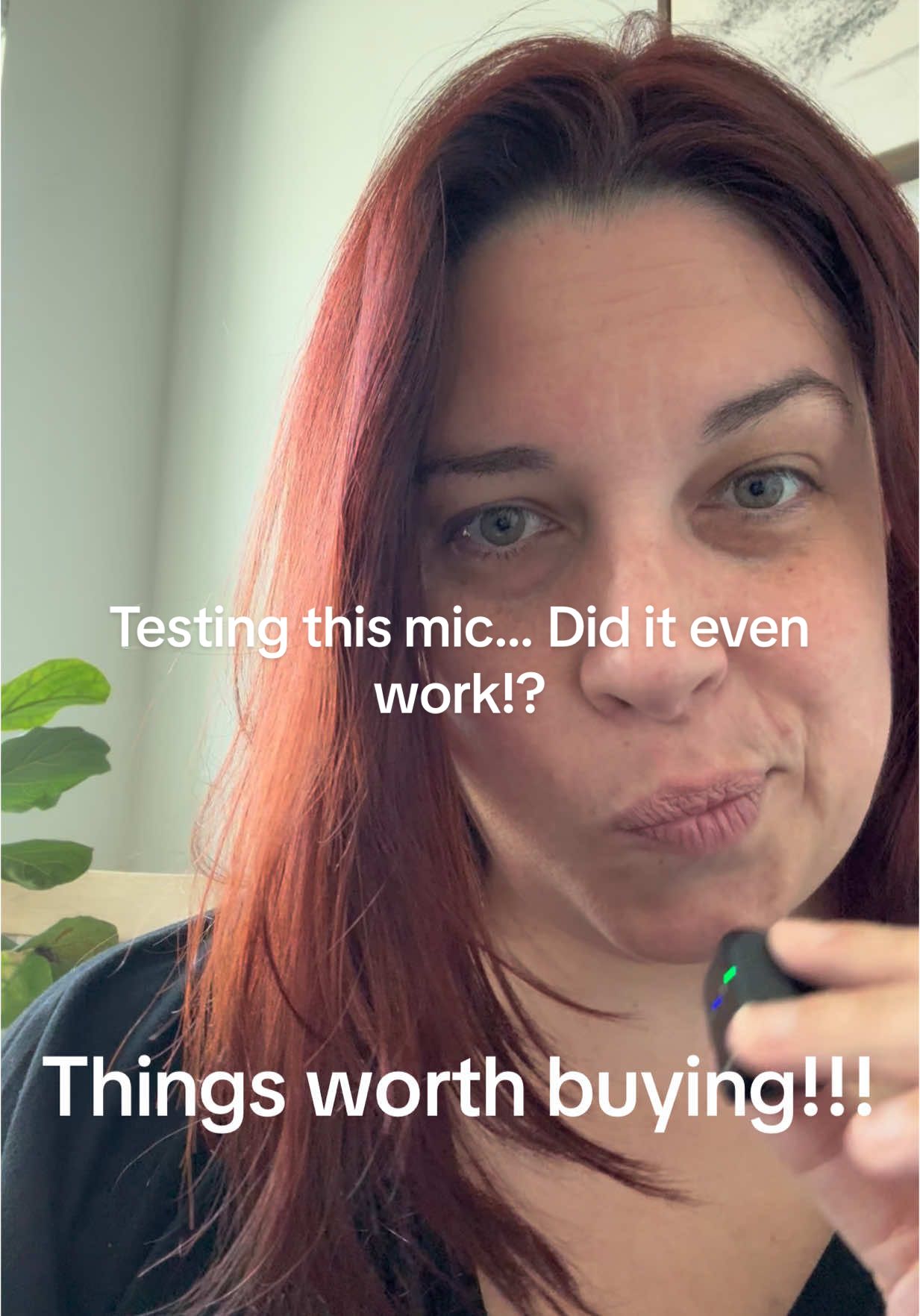 THINGS WORTH BUYING.               POV: You buy a new mic and just hope it’s picking up sound Me: talking to the void for 15 minutes straight Also me: rewatching the footage and realizing… it actually worked?! Honestly shocked. Zero clue what I was doing, but this thing made me sound like a pro. #ContentCreatorLife #MicCheckOneTwo #TikTokMadeMeTryIt #WirelessMicTest #BehindTheScenes #VlogGear #TikTokShopFinds #fyp #creatorsearchinsights 