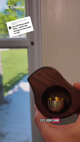 Replying to @controlled_chaos #doorbell #doorchime #witchingbells #chimes #birdslove #homedecorideas 