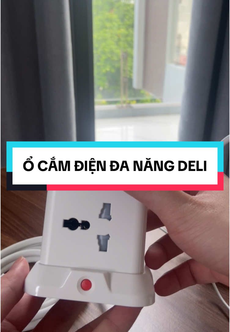 [DELI] ổ cắm điện đa năng , dáng dài , hình vuông trụ , tích hợp cổng USB , Type C , an toàn dễ sử dụng #ocamdien #ocamdiendanang #ocamdiendeli #ocamdienthongminh 