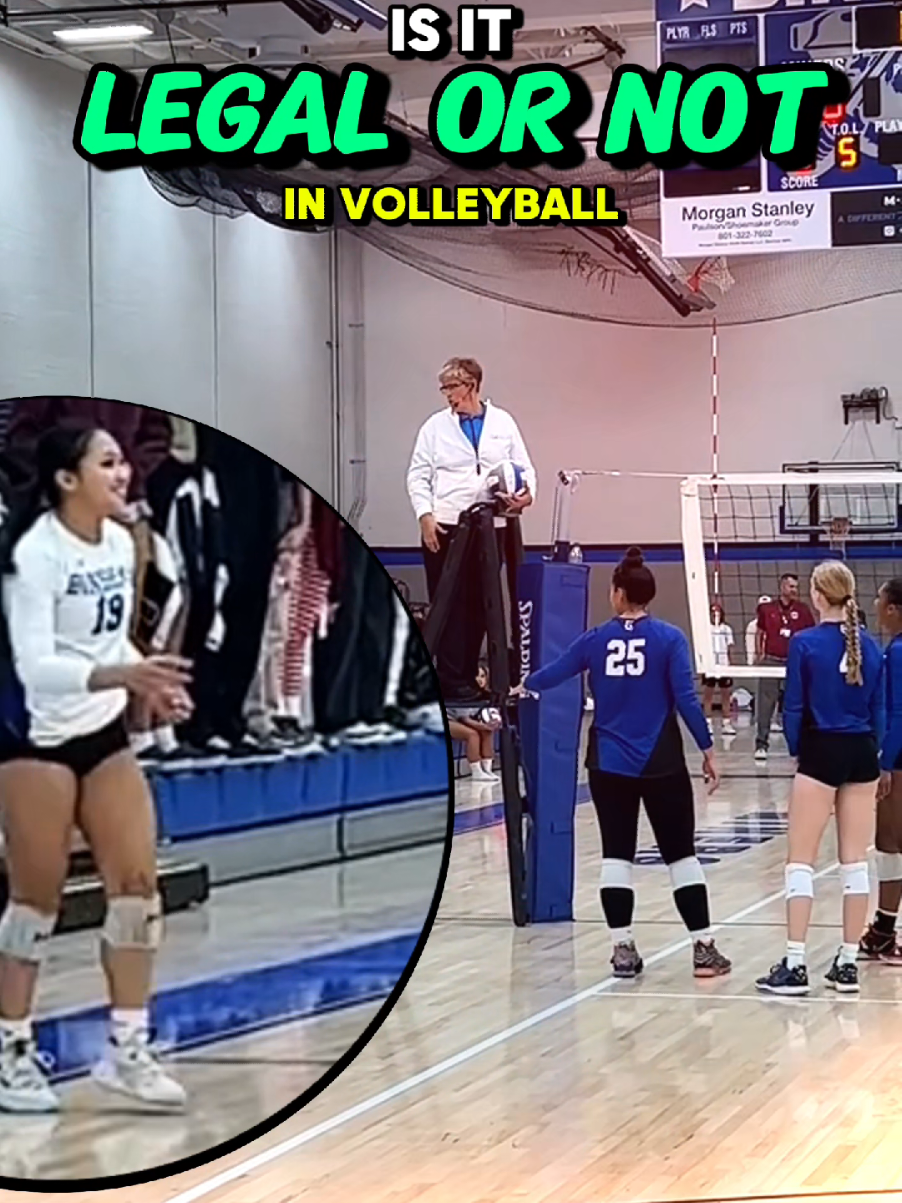 Is It legal or not in volleyball #volleyball #fyp #haikyuu 