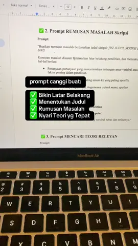 ‼️SAVE DULU‼️ KALO MAU SKRIPSI LO KELAR 2 BULAN AJA 👀 pejuang #skripsi pasti butuh banget prompt ini, sangat amat membantu komen “mau” ntar gue spill #blackboxai #skripsihack #mahasiswaakhir #tugaskuliah #journal #kuliah #hariburuh #mayday 