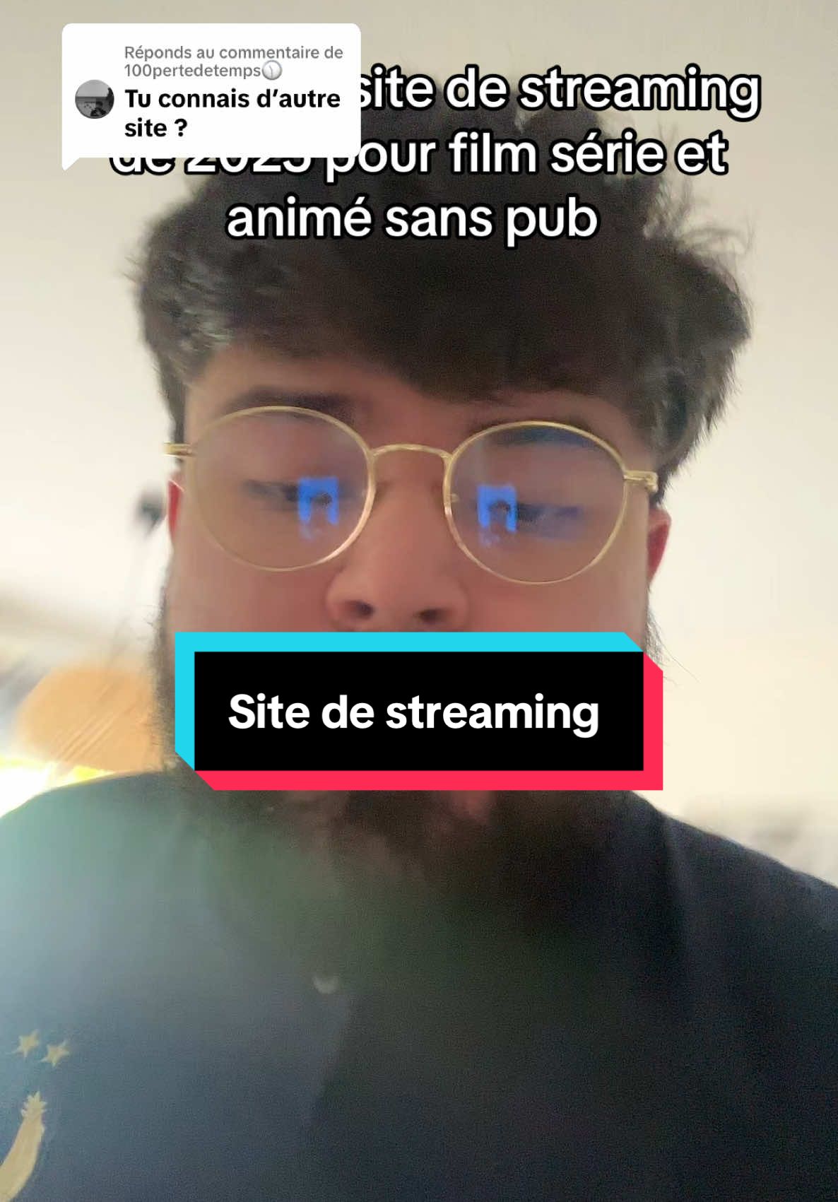 Réponse à @100pertedetemps🕦 Le meilleur site de streaming  de 2025 pour film série et  animé sans pub #amin #amen #allah❤️ #sitedestreaming #streaming 