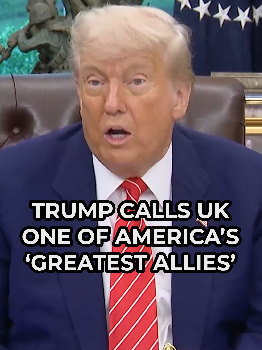 Donald Trump has celebrated the United Kingdom as one of America's 'greatest allies' as he announced plans for a UK/US trade deal. #BreakingNews #DonaldTrump #KeirStamer #uknews #GBNews
