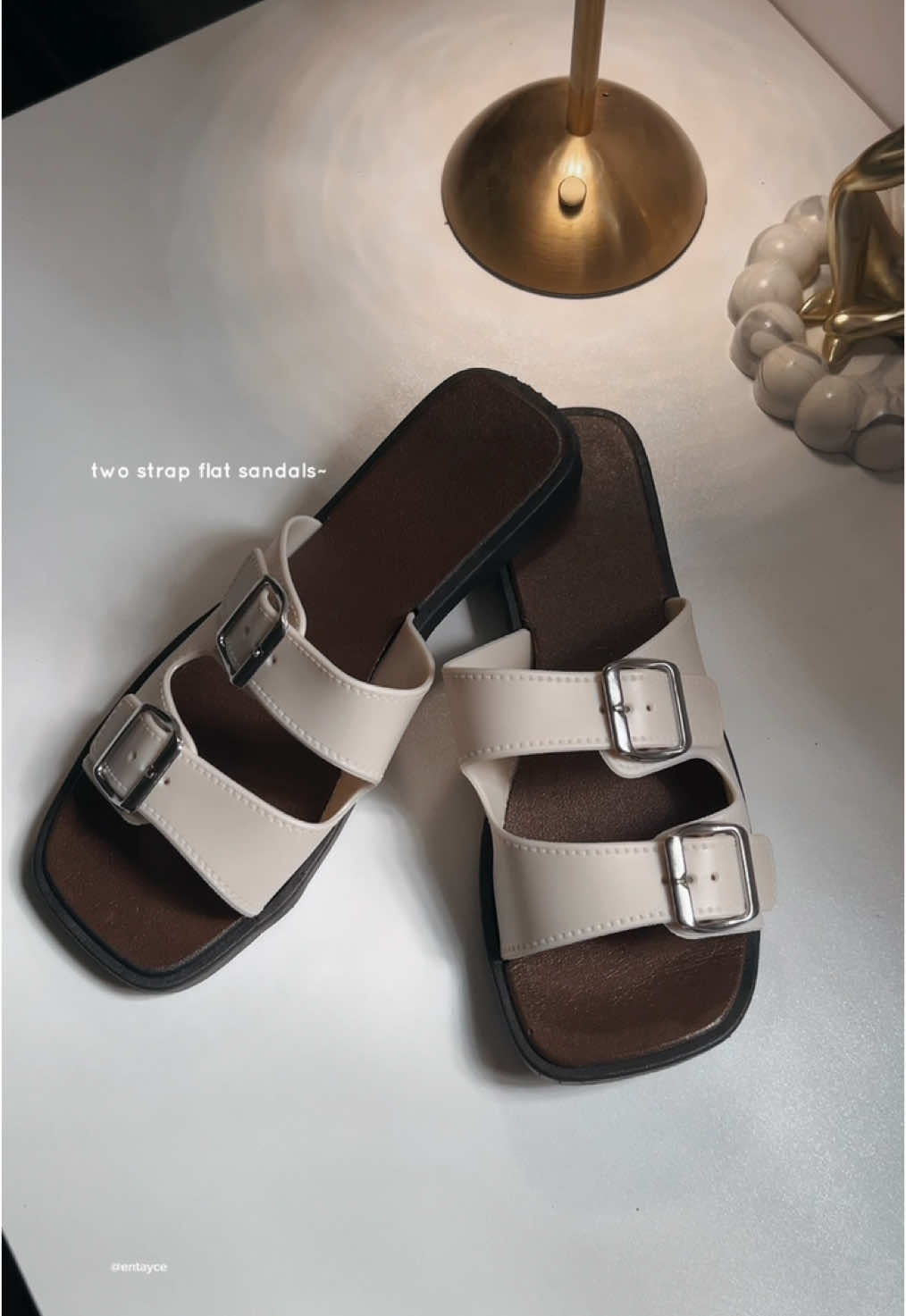 my everyday flat sandals~  #fyp #flatsandals #sandals #sandalsforwomen #twostrapsandals 