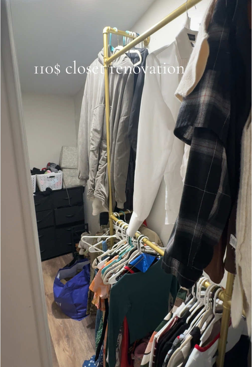 never again #homedecor #decor #foryoupage #DIY #homerenovation #amazon #organizedhome #homeowner #closetrenovation #closet 