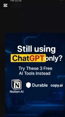 No more wasting hours on content, websites, or planning. These 3 free AI tools do it for you. #AITools2025 #AIforBusiness #CopyAI #NotionAI #DurableAI #FreeTools #EntrepreneurTips #SideHustleTools #AutomationTools #KenyaBusiness #ProductivityHacks #tiktokkenya🇰🇪 