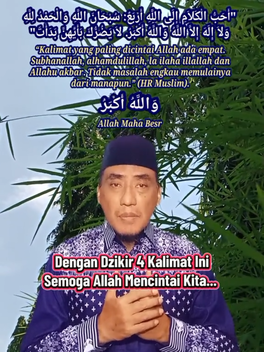 Dzikir - 4 Kalimat Paling Dicintai Allah #dzikir #dzikrullah #sholawat #cintanabi #cintarasul 
