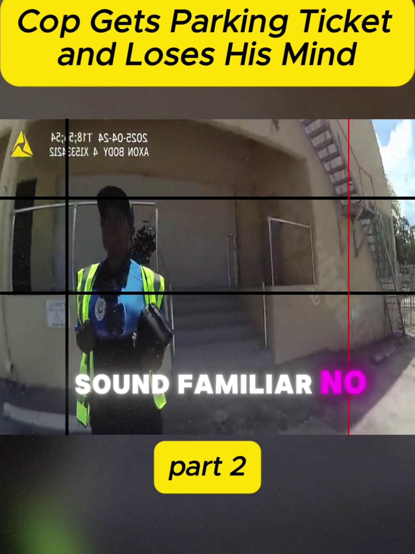 Cop Gets Parking Ticket and Loses His Mind
 #cops #bodycam #policeofficer #news 