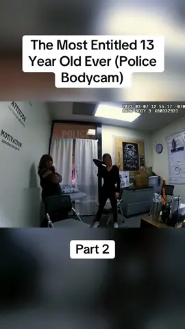 The Most Entitled 13 Year Old Ever (Police Bodycam) Part 2 #cops #copsoftiktok #police #policeofficer #bodycam #crime #truecrime #truestory #foryou #fyp 