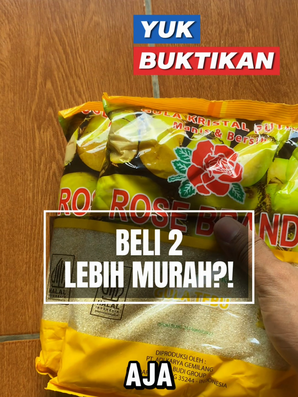 PROMO TERBATAS! Gula pasir Rose Brand kemasan 1 Kg harga terjangkau. Gula pasir Rose Brand. #gulapasir #gularosebrand #gulapasirrosebrand #gulapasirmurah #cuantanpabatas #jumathemat #wibgajian 
