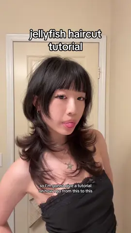 idk if I’ll ever outgrow this haircut  #hushcut #jellyfishhaircut #hair #hairtutorial 